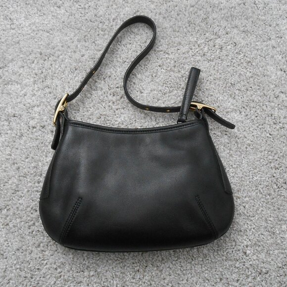 Coach Handbags - Vintage Coach Legacy Hobo Black Leather Small Shoulder Bag, Handbag. #9211, EUC